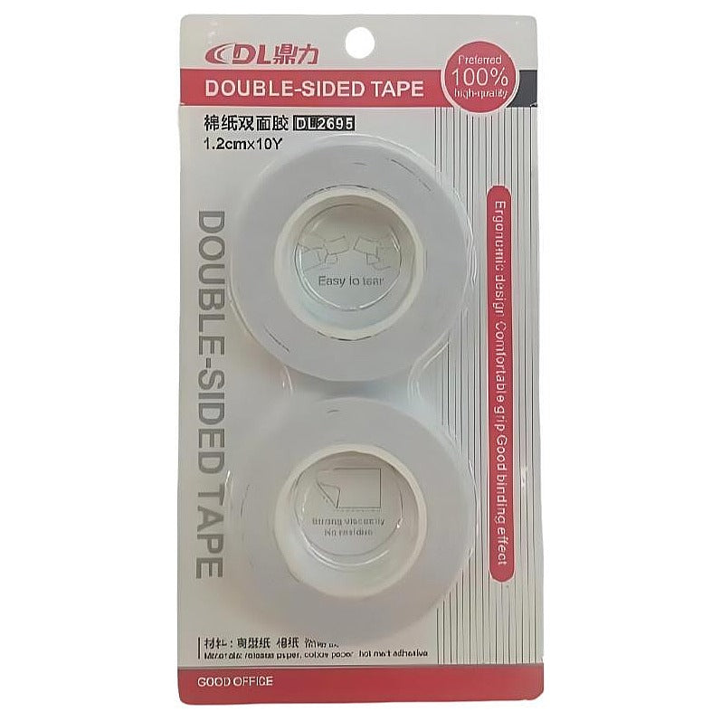 DLS-025 - CINTA ADHESIVA DOBLE CARA 1.2CM X 10Y (576/1)