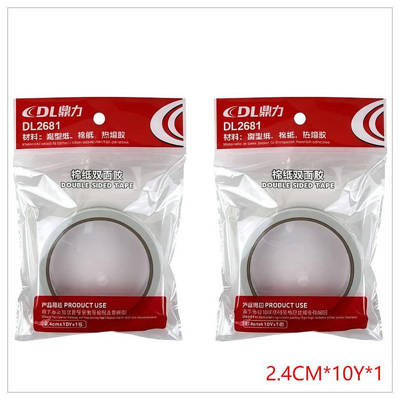 DLS-028 - CINTA ADHESIVA DOBLE CARA 2.4CM*10Y (384/1)