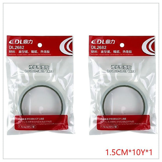 DLS-029 - CINTA ADHESIVA DOBLE CARA 1.5CM (576/1)