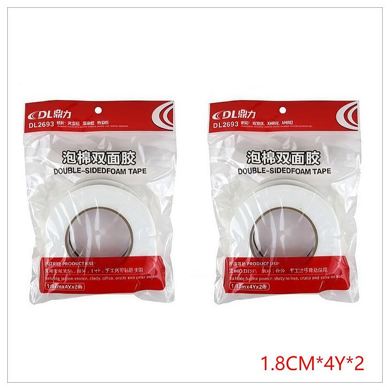 DLS-036 - CINTA DOBLE CARA DE ESPUMA 1.8CM*4Y*2 (120/1)