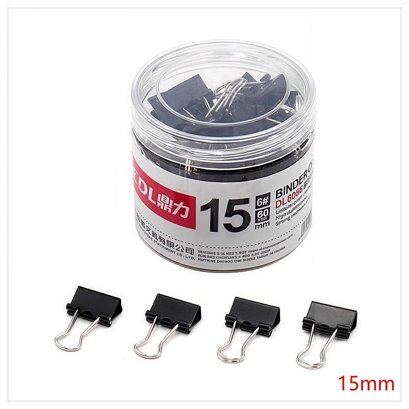 DLS-053 - CLIPS BINDER NEGROS 15 MM (80/1)