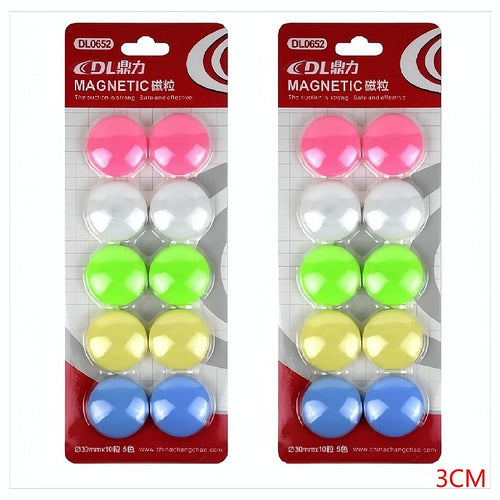 DLS-037 - IMANES REDONDOS DE COLORES 3CM (384/1)