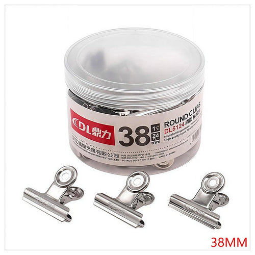 DLS-043 - PINZAS REDONDAS METÁLICAS 38MM (72/1)