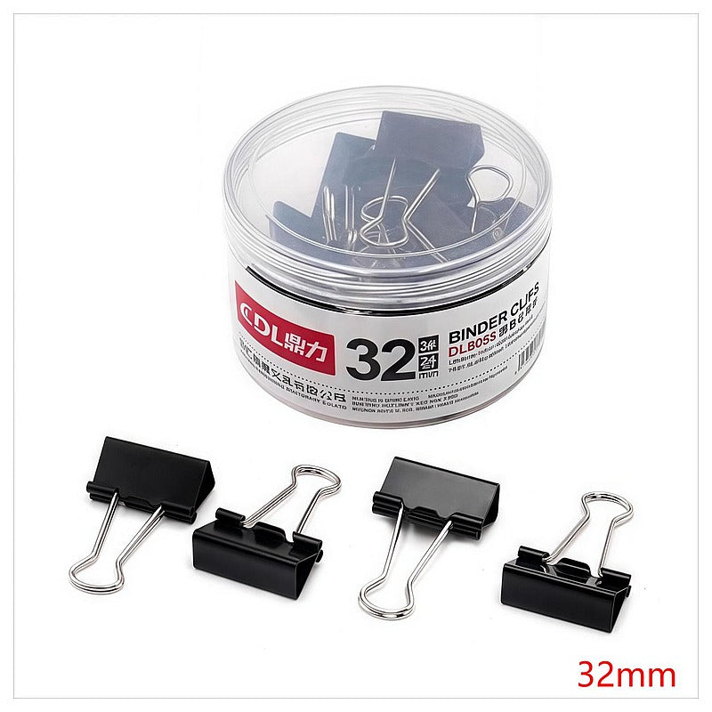 DLS-050 - CLIPS BINDER NEGROS 32 MM (48/1)