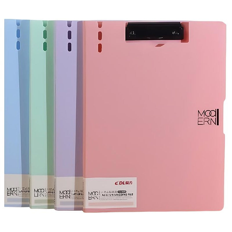 DLS-139 - CARPETA CON PORTAPAPELES DE COLORES (120/1)
