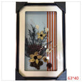 HP- XSW06 - CUADRO DECORATIVO CON FLORES SECAS 63*40 (20/1)