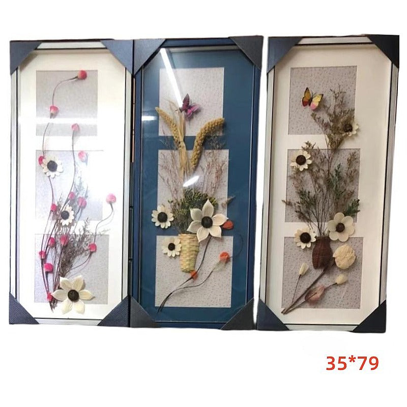 HP- XSW08 - CUADROS DECORATIVOS CON FLORES PRENSADAS (20/1)