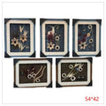 HP- XSW10 - CUADROS DECORATIVOS CON FLORES 54*42 CM (20/1)