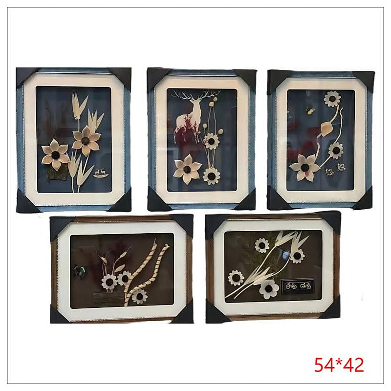 HP- XSW10 - CUADROS DECORATIVOS CON FLORES 54*42 CM (20/1)
