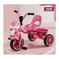 LBB-90 - TRICICLO INFANTIL ROSA CON DISEÑO DE DINOSAURIO (6/1)