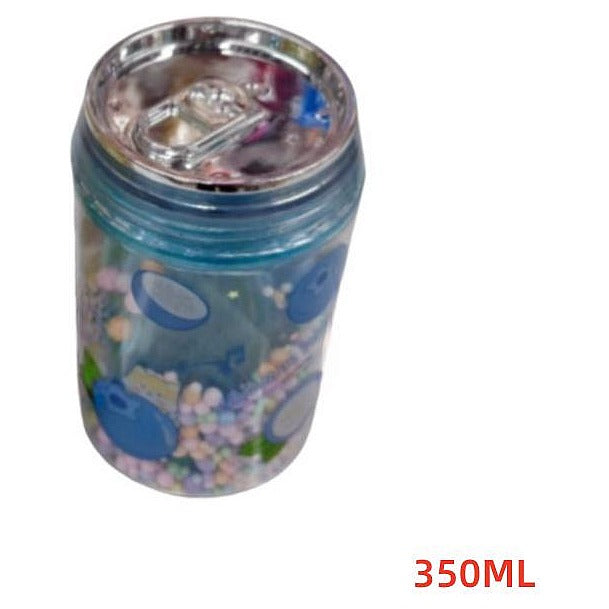HG -CY090 - VASO CON TAPA EN FORMA DE LATA 350ML (48/1)