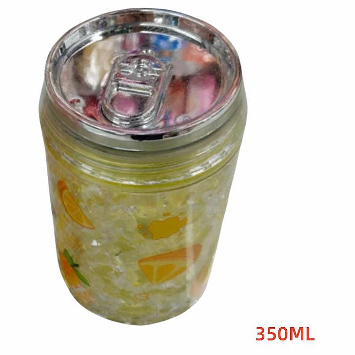 HG -CY092 - VASO DE PLÁSTICO CON TAPA 350ML (48/1)