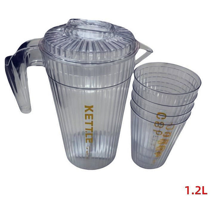 HG -CY095 - JARRA Y VASOS DE PLÁSTICO 1.2L (60/1)