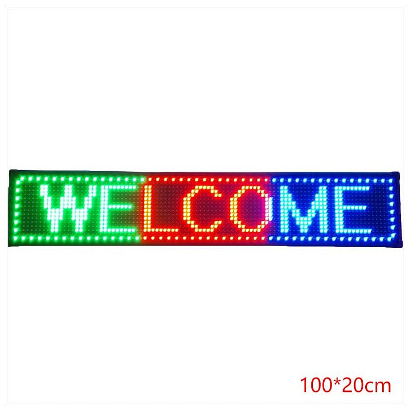 IP-KXL01 - LETRERO LED DE BIENVENIDA 100*20 CM (5/1)