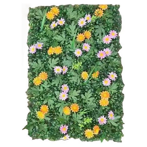 KR-SF3 - PANEL DE FOLLAJE ARTIFICIAL CON FLORES (100/1)