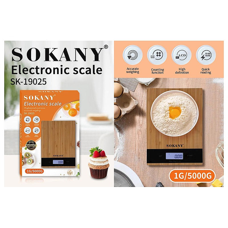 SK-19025 - BALANZA ELECTRÓNICA DE COCINA (24/1)