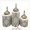 LT-AC-290 - FRASCOS DECORATIVOS CON TAPA DORADA (24/1)