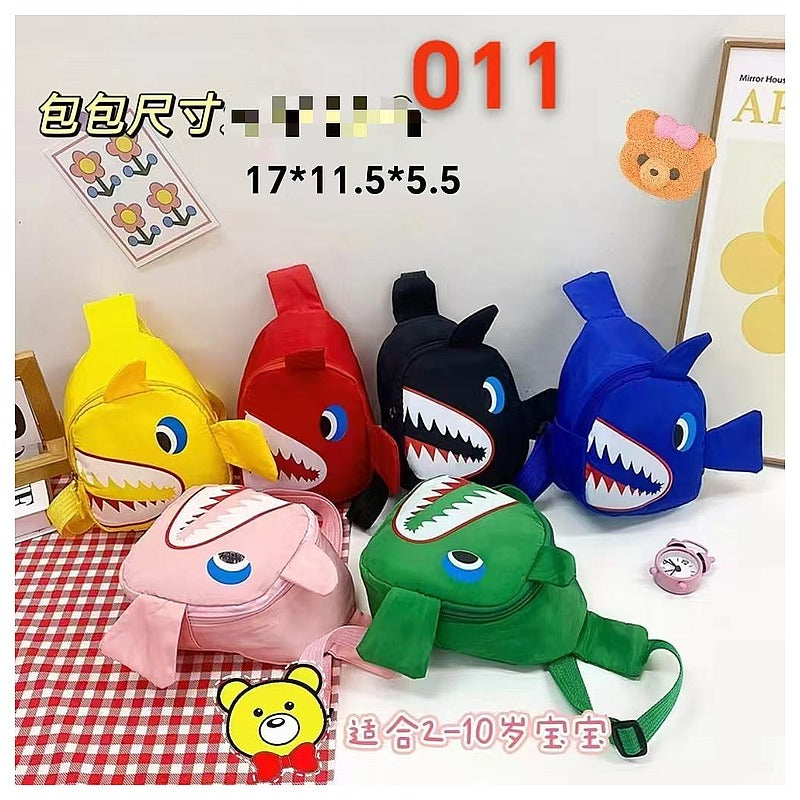 H-KHB48 - MOCHILA INFANTIL FORMA DE TIBURÓN (600/1)