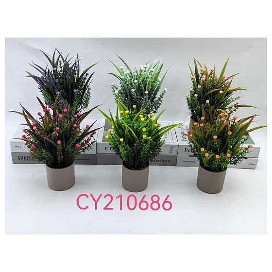 HG-SF1-3 - SET DE MACETAS CON PLANTAS ARTIFICIALES (144/1)