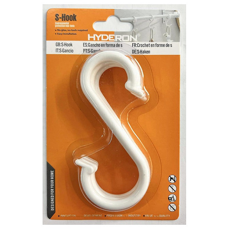 HGM076 - GANCHO EN FORMA DE S BLANCO (288/1)