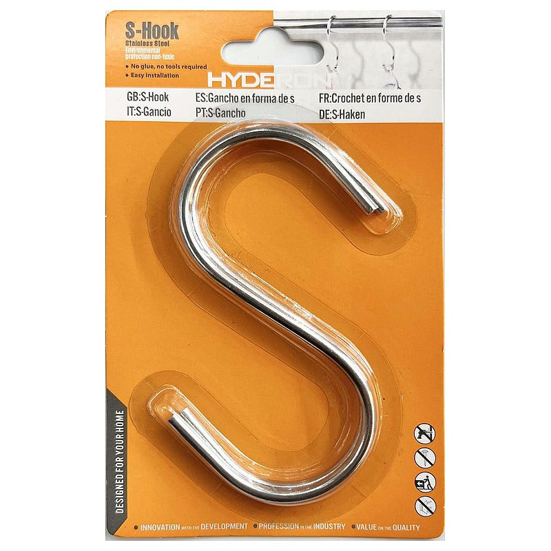 HGM077 - GANCHO EN FORMA DE S ACERO INOXIDABLE (288/1)