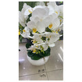 HG-YFF41 - ORQUÍDEA ARTIFICIAL EN MACETA BLANCA (4/1)