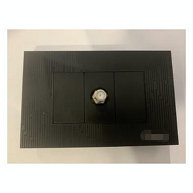HS-E-PTV1 - PLACA CON BOTÓN DE ENCENDIDO NEGRO (200/1)