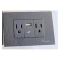 EL-CN004 - PLACA TOMACORRIENTE C/ USB (160/1)