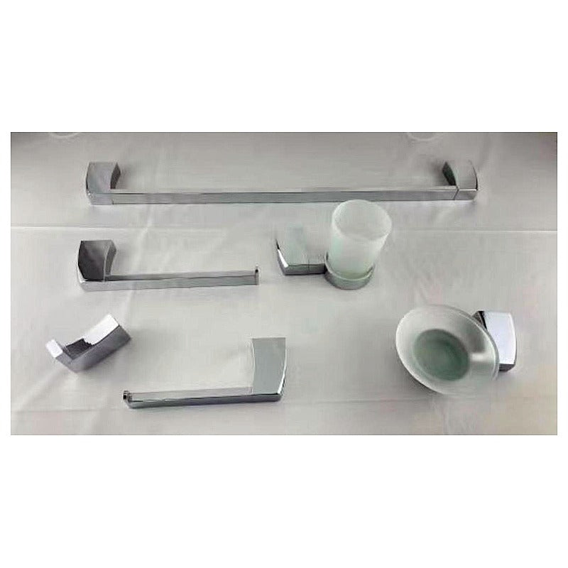 BA-BP7 - SET DE ACCESORIOS DE BAÑO CROMADOS (5/1)