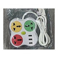 HS-M03U - REGLETA DE ENCHUFES Y PUERTOS USB (80/1)