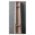 LS4-100SS/CP - MANIJA DE PUERTA DE ACERO INOXIDABLE (10/1)
