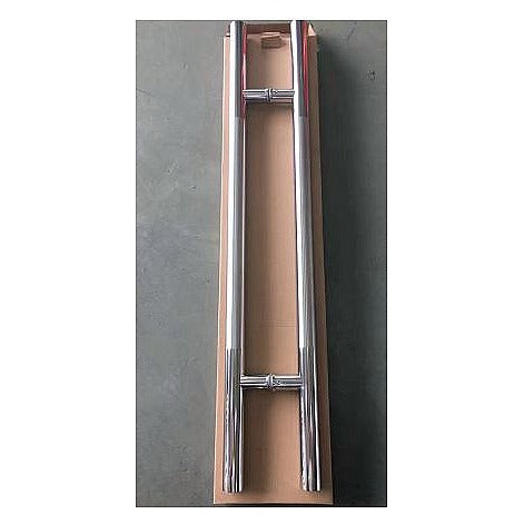 LS4-100SS/CP - MANIJA DE PUERTA DE ACERO INOXIDABLE (10/1)