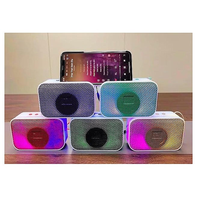 HS-BTC-5 - BOCINA BLUETOOTH CON LUCES LED (100/1)