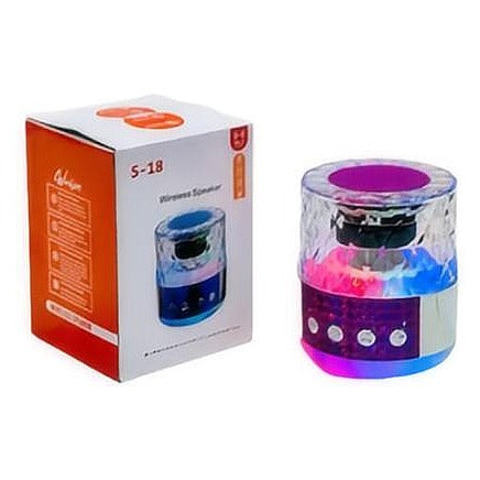 BTC-30 - BOCINA BLUETOOTH CON LUCES LED (100/1)