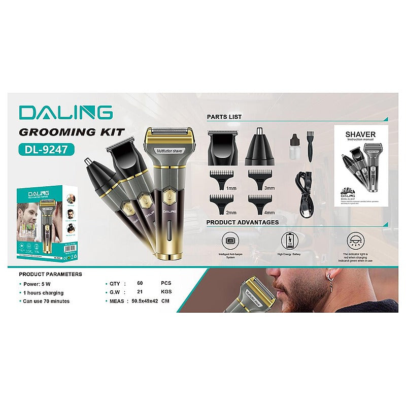 DL-9247 - KIT DE AFEITADO MULTIFUNCIONAL (60/1)