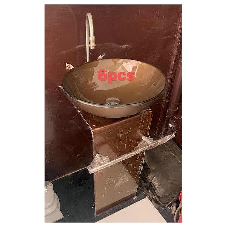 BA-BB20 - LAVABO DE SOBREPONER CON GRIFO (2/1)