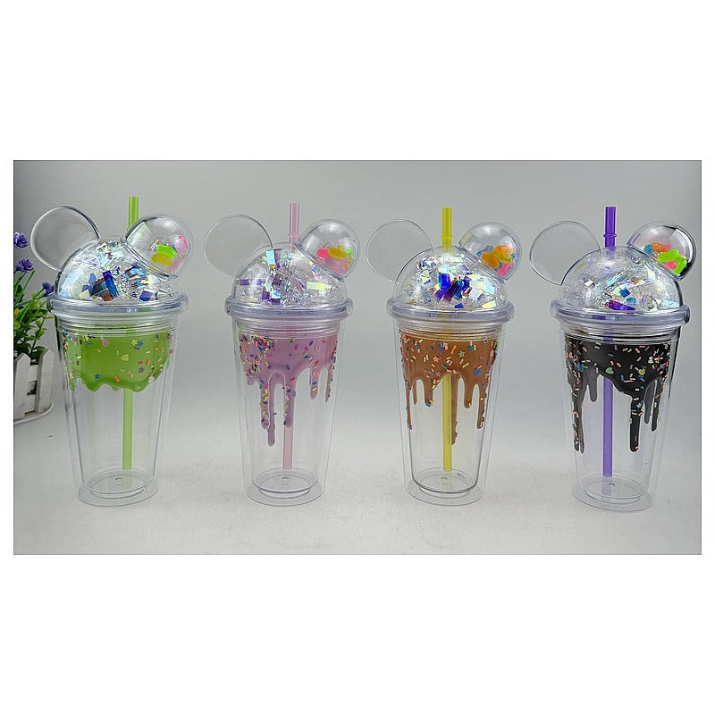 HG-LZC33 - VASO ACRÍLICO CON TAPA DE OREJAS (60/1)