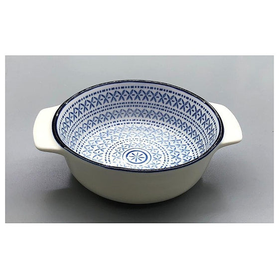 60YKP 2012# - CAZUELA DE CERÁMICA CON DISEÑO AZUL (10/1)