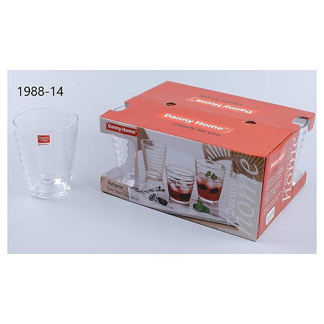 1988-14 - SET DE VASOS DE VIDRIO 315 ML (30/1)