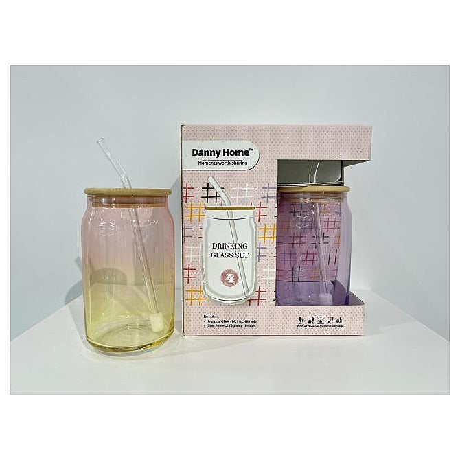 CBB-34B - SET DE VASOS CON TAPA Y PAJILLA (20/1)