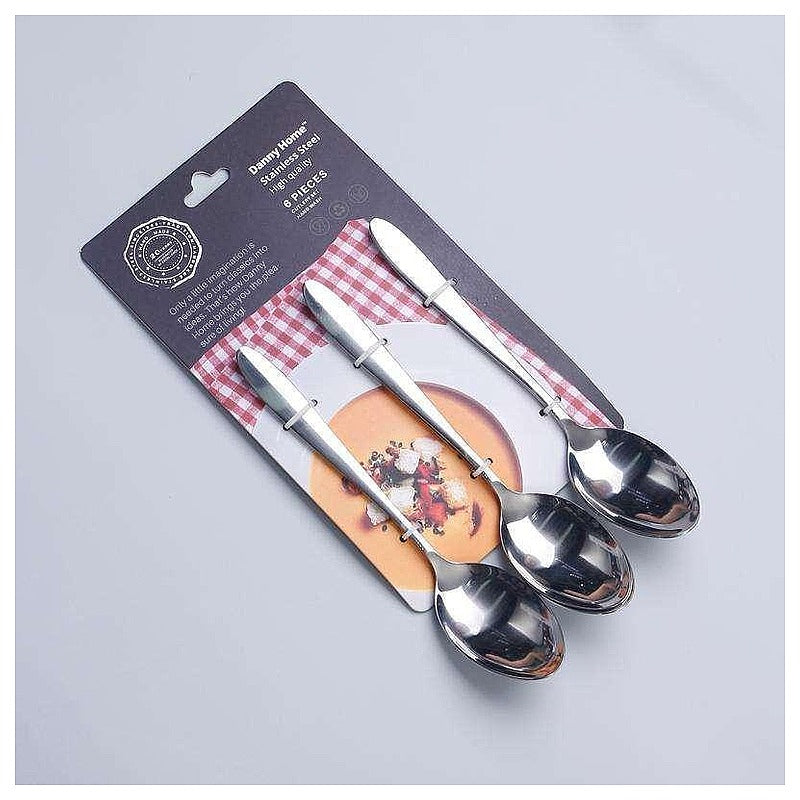 RD040-2 - SET DE CUCHARAS DE ACERO INOXIDABLE 8 PIEZAS (5/1)