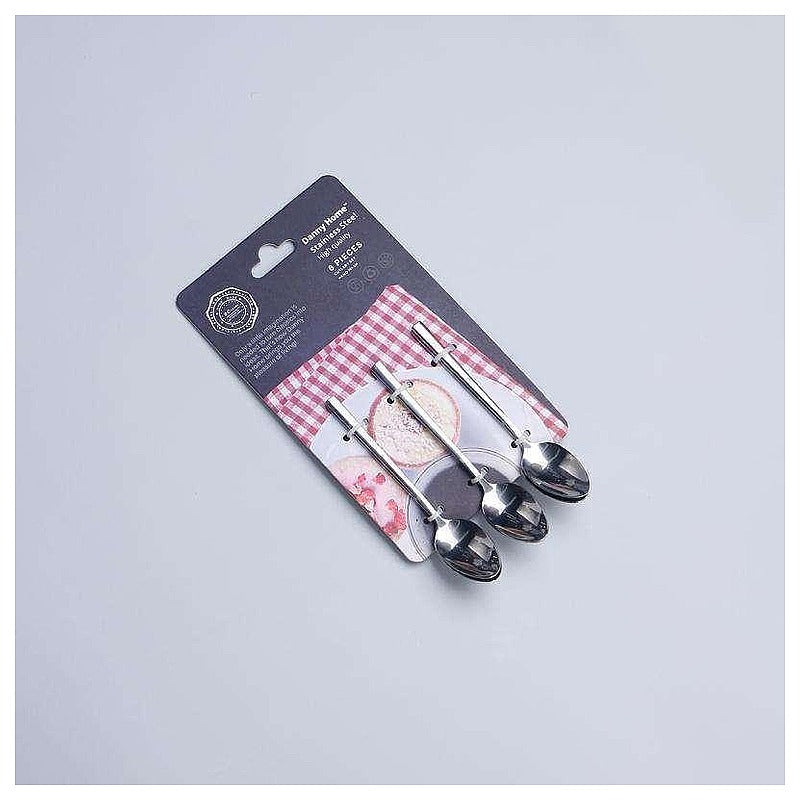 RD041-6 - SET DE CUCHARAS PARA POSTRE DE ACERO (5/1)