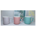 H-TX009 - TAZA DE CERÁMICA ESTRIADA 400ML (72/1)