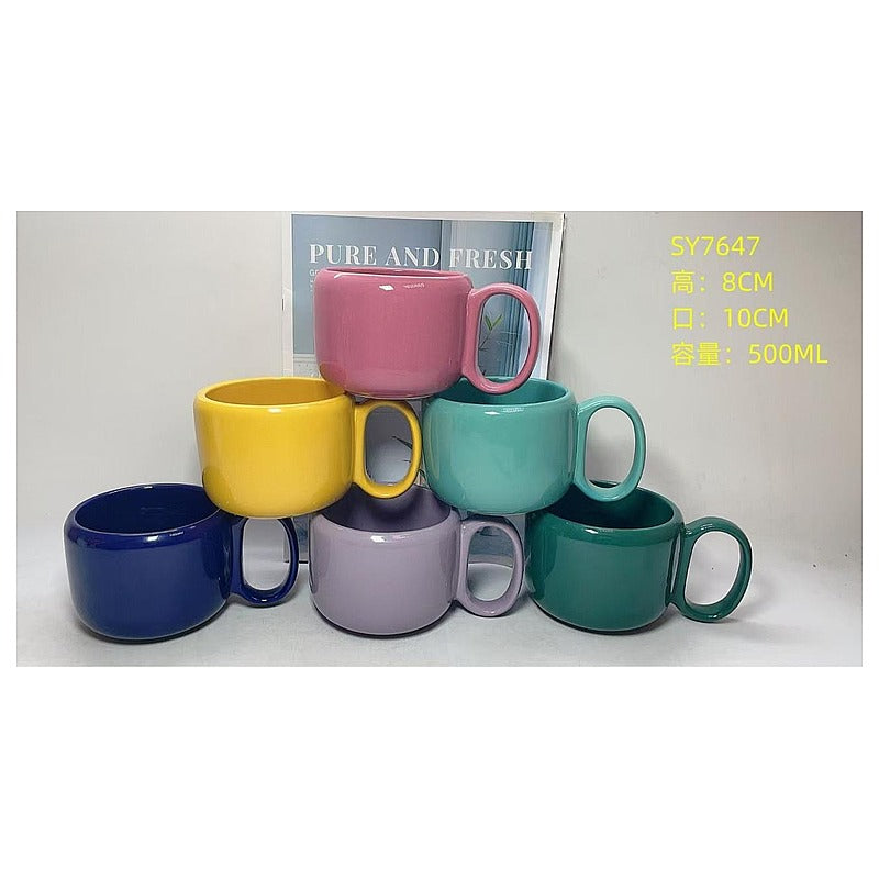 H-TX022 - TAZAS DE CERÁMICA 500 ML (48/1)