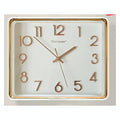 H-HCT12 - RELOJ DE PARED CUADRADO DORADO (10/1)