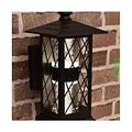 IP-MX067 - APLIQUE DE PARED ESTILO FAROL NEGRO (20/1)