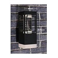 IP-MX076 - APLIQUE DE PARED EXTERIOR NEGRO (20/1)