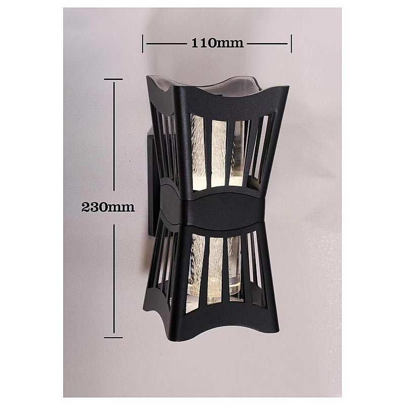IP-MX077 - APLIQUE DE PARED NEGRO 230MM (20/1)