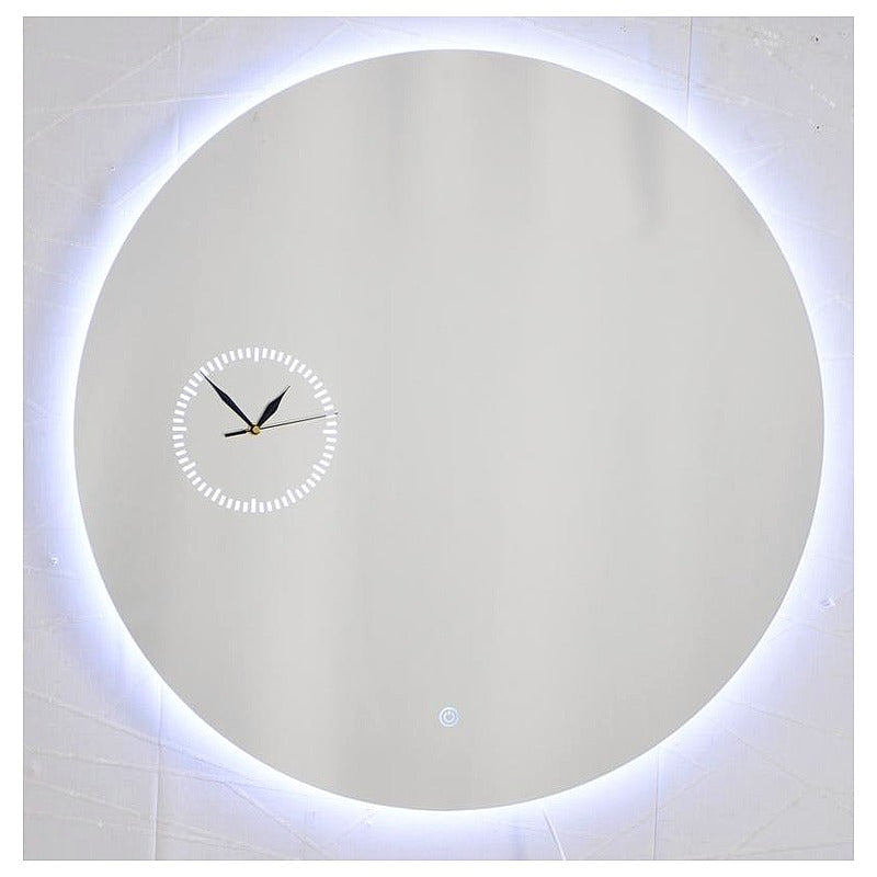 DSM-57 - ESPEJO REDONDO CON LUZ LED Y RELOJ (1/1)