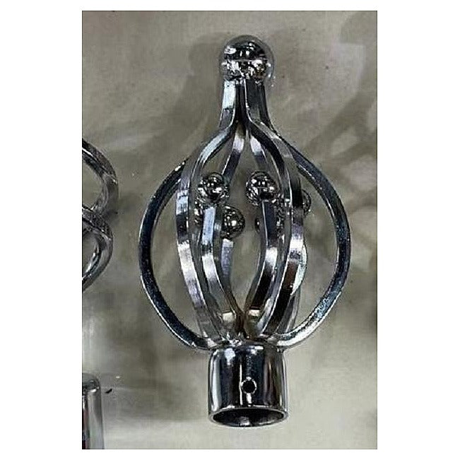 HN20-97 - REMATE DECORATIVO DE METAL CROMADO (12/1)
